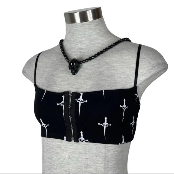 Lip Service Dagger Bra Crop Top - Picture 2 of 4